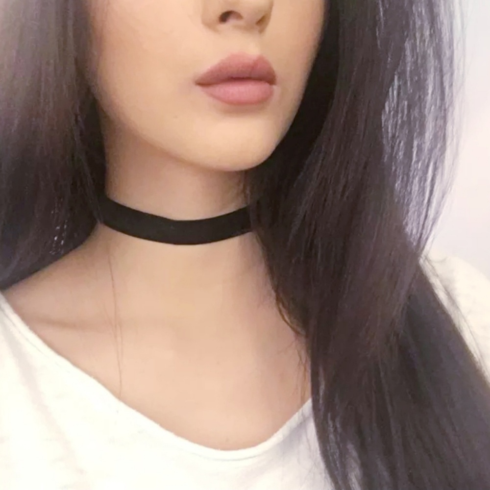 Velvet Adjustable Choker Necklace 1/3in Wide